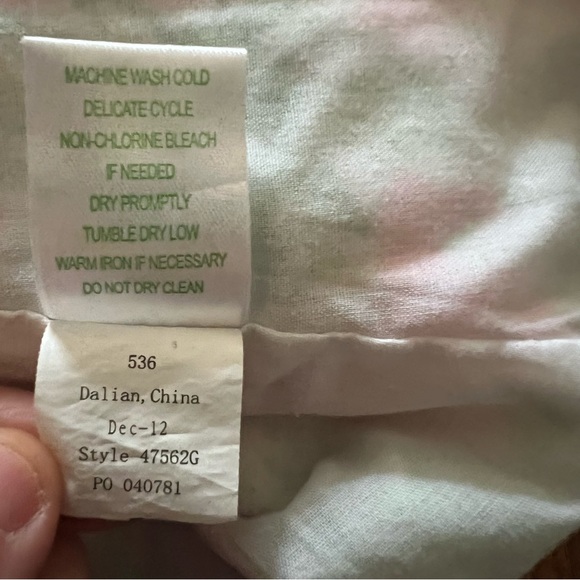 Lilly Pulitzer Palm Tree Print Pink Green Lace Girls Dress Size 4 - Picture 5 of 5